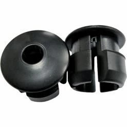 3T Lenker End Deckel Mit Kabelloch, Schwarz