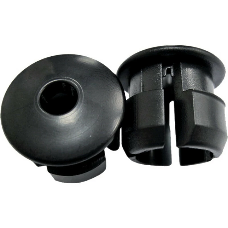 3T Lenker End Deckel Mit Kabelloch, Schwarz