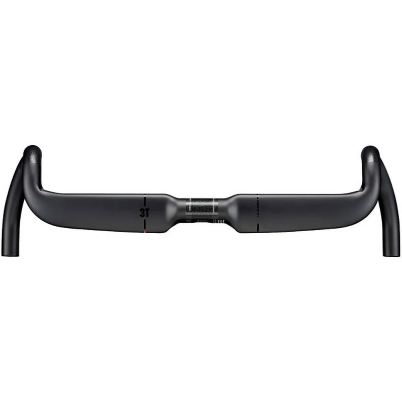 3T Road Lenker AeroGhiaia LTD 44cm (c-c Oben), Carbon Schwarz Matt, 31.8mm – Bild 3