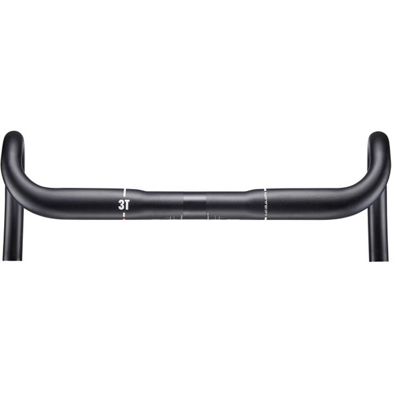 3T Road Lenker Superergo Pro 44cm (c-c Unten), Schwarz/weiss, 31.8mm, DI2 Ready – Bild 3