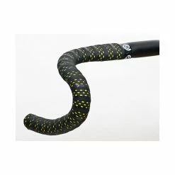 Bike Ribbon Lenkerband Drops Schwarz Mit Gelben Tropfen