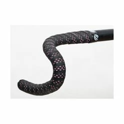 Bike Ribbon Lenkerband Drops Schwarz Mit Pinken Tropfen