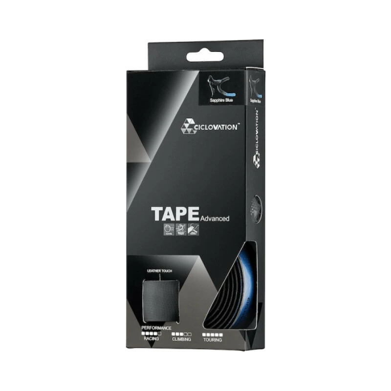 Ciclovation Lenkerband Leather Touch Metallic, Sapphire Blue, PU Based, 3.0mm, 2000 X 30mm – Bild 4