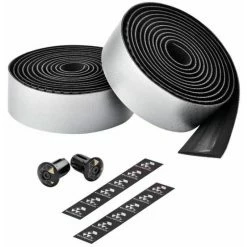 Ciclovation Lenkerband Leather Touch Metallic, Satin Silver, PU Based, 3.0mm, 2000 X 30mm