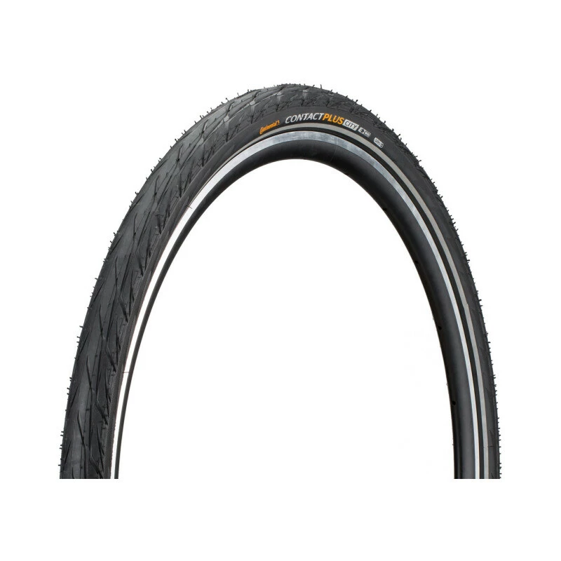 Continental Pneu Contact+City 700x42C Starr Mit Reflexstreifen Black
