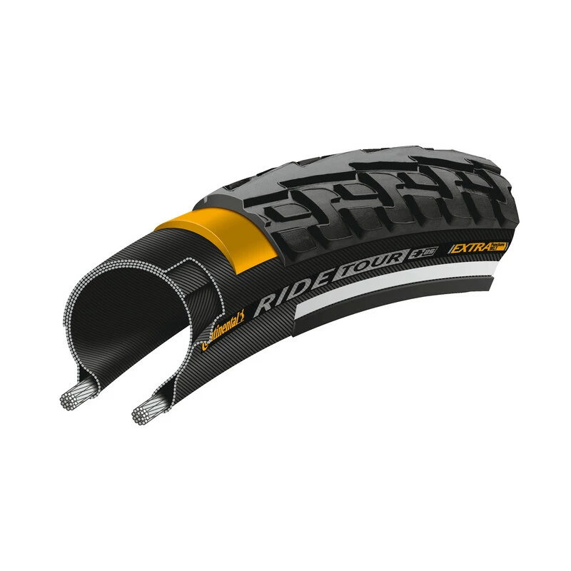 Continental Pneu RideTour 700x47C Starr Mit Reflexstreifen Black – Bild 2