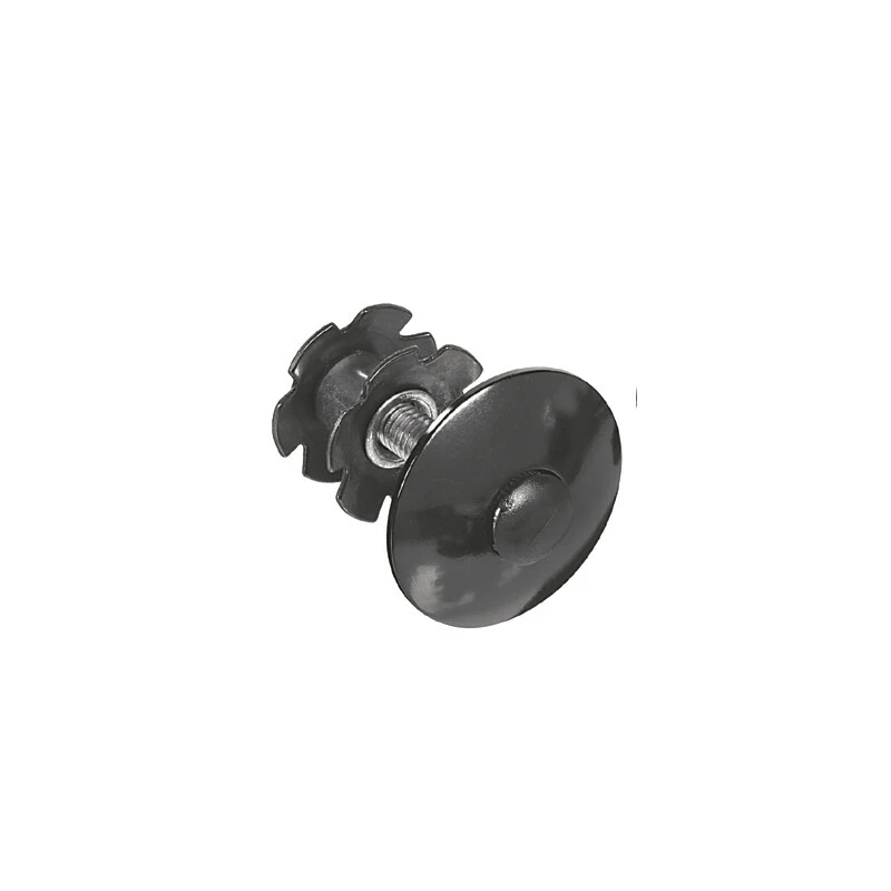 Ergotec Aheadkralle, One Time Plug 1 1/8" Ahead Kralle+Deckel+Schraube Black