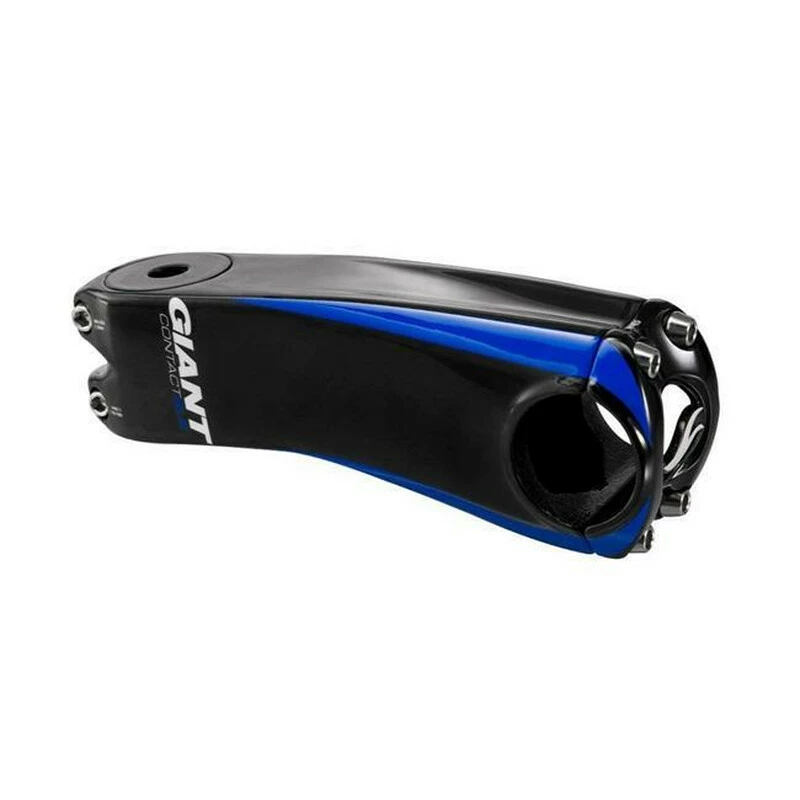 Giant CONTACT SLR Stem Gloss 110mm, 1 1/8", 31.8mm Vorbau 28.6X110(31.8) Schwarz- Blau, Carbon