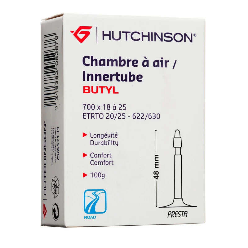 Hutchinson Schlauch, STANDARD, ECO 700x18-25 Presta 48mm, CV657131