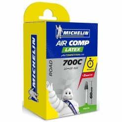 Michelin Schlauch Road A1 Aircomp Latex 60mm, 700x22-23C, Presta, 60mm