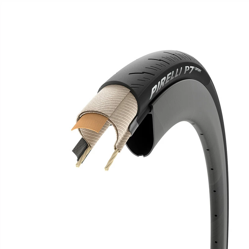 Pirelli P7 Sport Black 700x26c – Bild 2