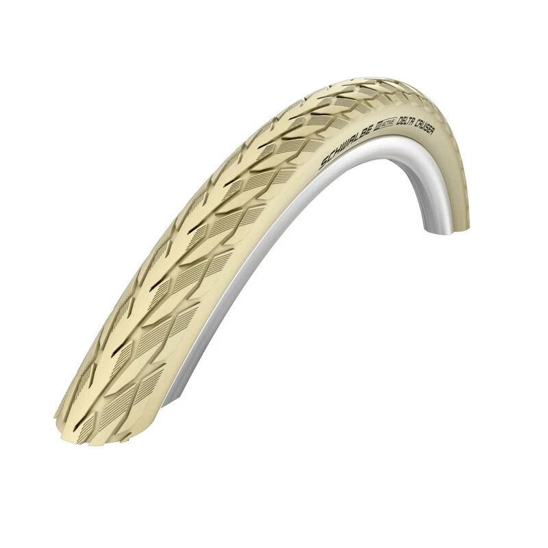 Schwalbe DELTA CRUISER 700x35C, K-Guard, Active, Creme HS431, Twin, Drahtreifen, 28x1.40