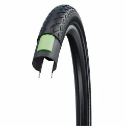 Schwalbe MARATHON GreenGuard 700x25C,Drahtreifen Schwarz-reflex25-622,HS420