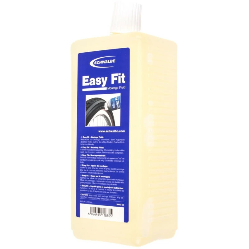 Schwalbe Montageflüssigkeit Easy Fit, 1000 Ml, Nachfüllflasche – Bild 2