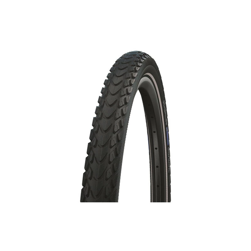 Schwalbe Pneu Marathon Mondial 700x40C Starr Mit Reflexstreifen Black