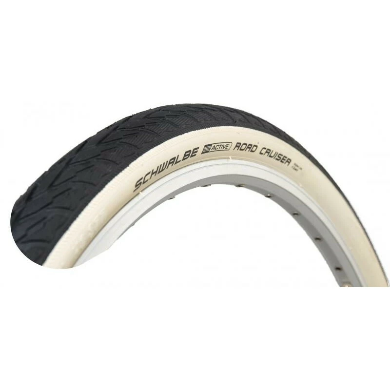 Schwalbe ROAD CRUISER 700x32C, K-Guard, Draht, Whitewall HS484, 32-622, 28x1.25, Active