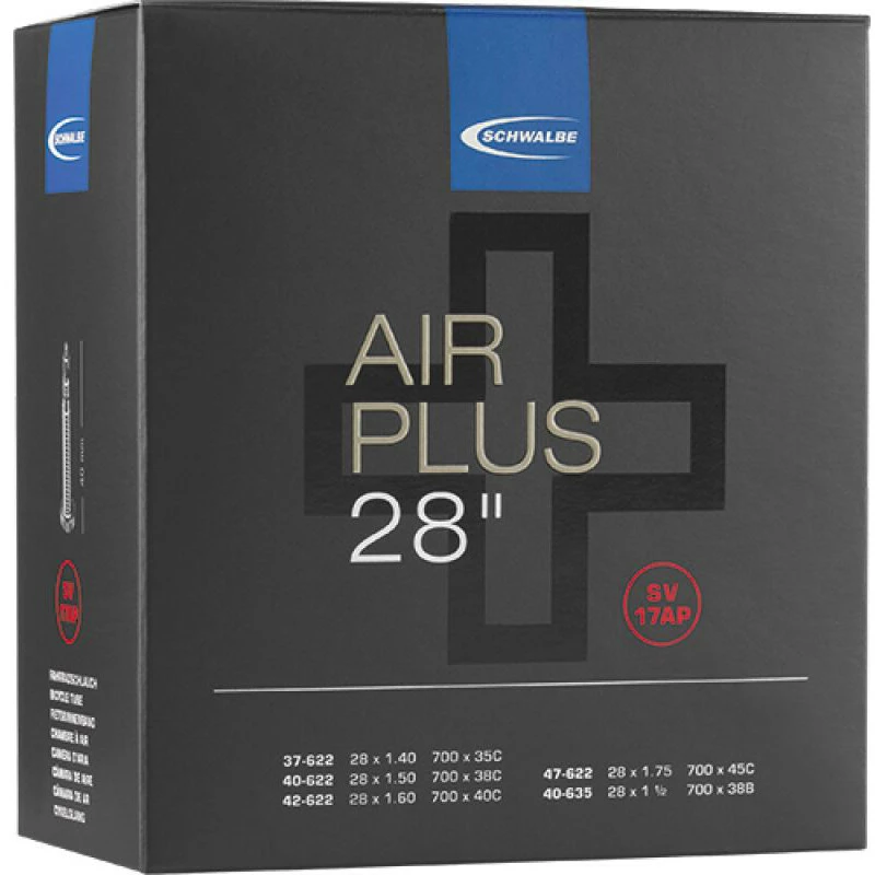 Schwalbe Schlauch AirPlus Tour Presta, 700x35-47C, SV 17, Ventil 40mm – Bild 5