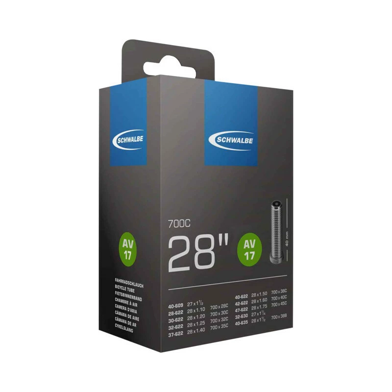 Schwalbe Schlauch Tour Schrader, 700x28-45C, AV 17, Ventil 40mm – Bild 3