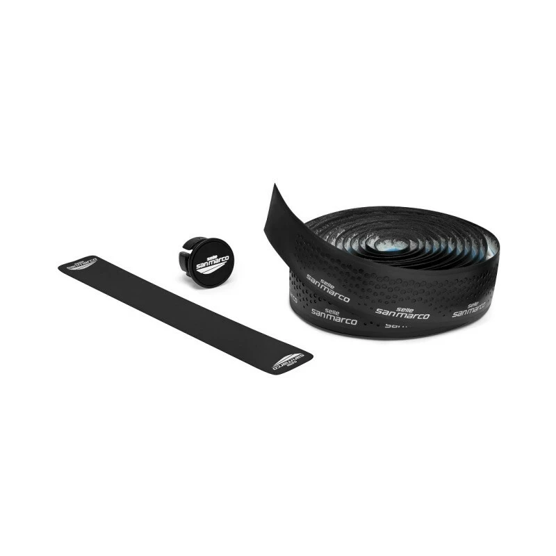 Selle SanMarco PRESA Corsa Team, Black PU-GEL-LYCRA 2.5 Mm - PMS BLACK C