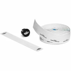 Selle SanMarco PRESA Corsa Team, White PU-GEL-LYCRA 2.5 Mm - PMS WHITE C