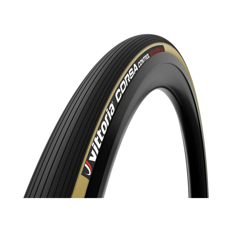 Vittoria Faltreifen Corsa Control, 700x25C, Graphene 2.0, Faltbar, Braun/schwarz
