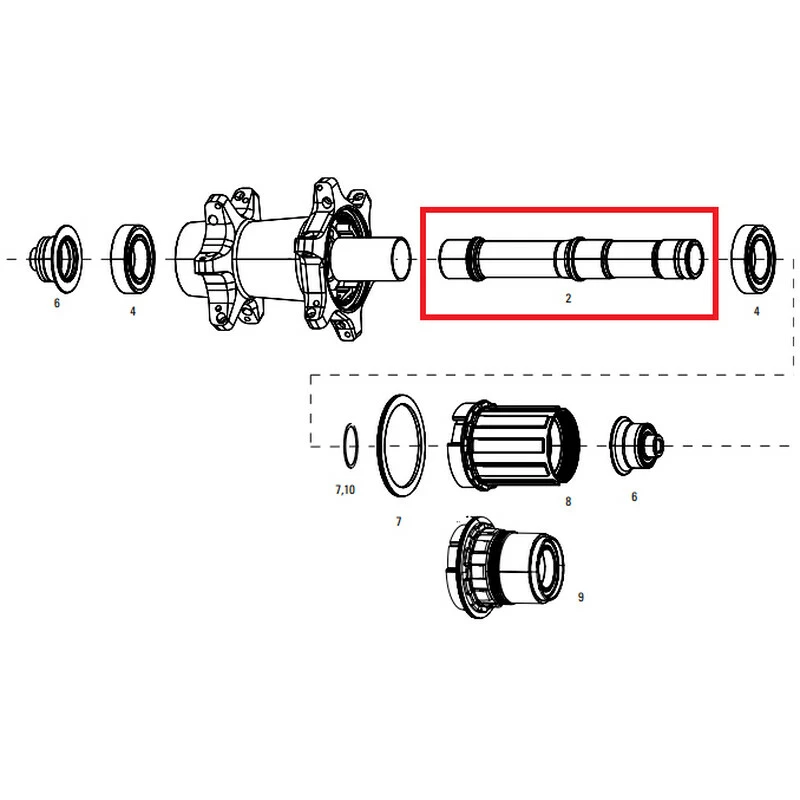 ZIPP Achse Hinten Zipp 176/177, Laufräder Mit Felgenbremse