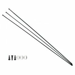 ZIPP Speiche Sapim CX Ray Straight 272mm Schwarz, Sack &agrave; 3 Stk. Inkl. Nippel Und Unterlagsscheiben