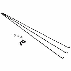 ZIPP Speiche Sapim D-Light JBend 280mm Schwarz, Sack &agrave; 3 Stk. Incl. Spoke Nipples &amp; Washers
